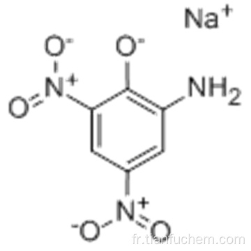 Phénol, 2-amino-4,6-dinitro-, sel de sodium (1: 1) CAS 831-52-7
